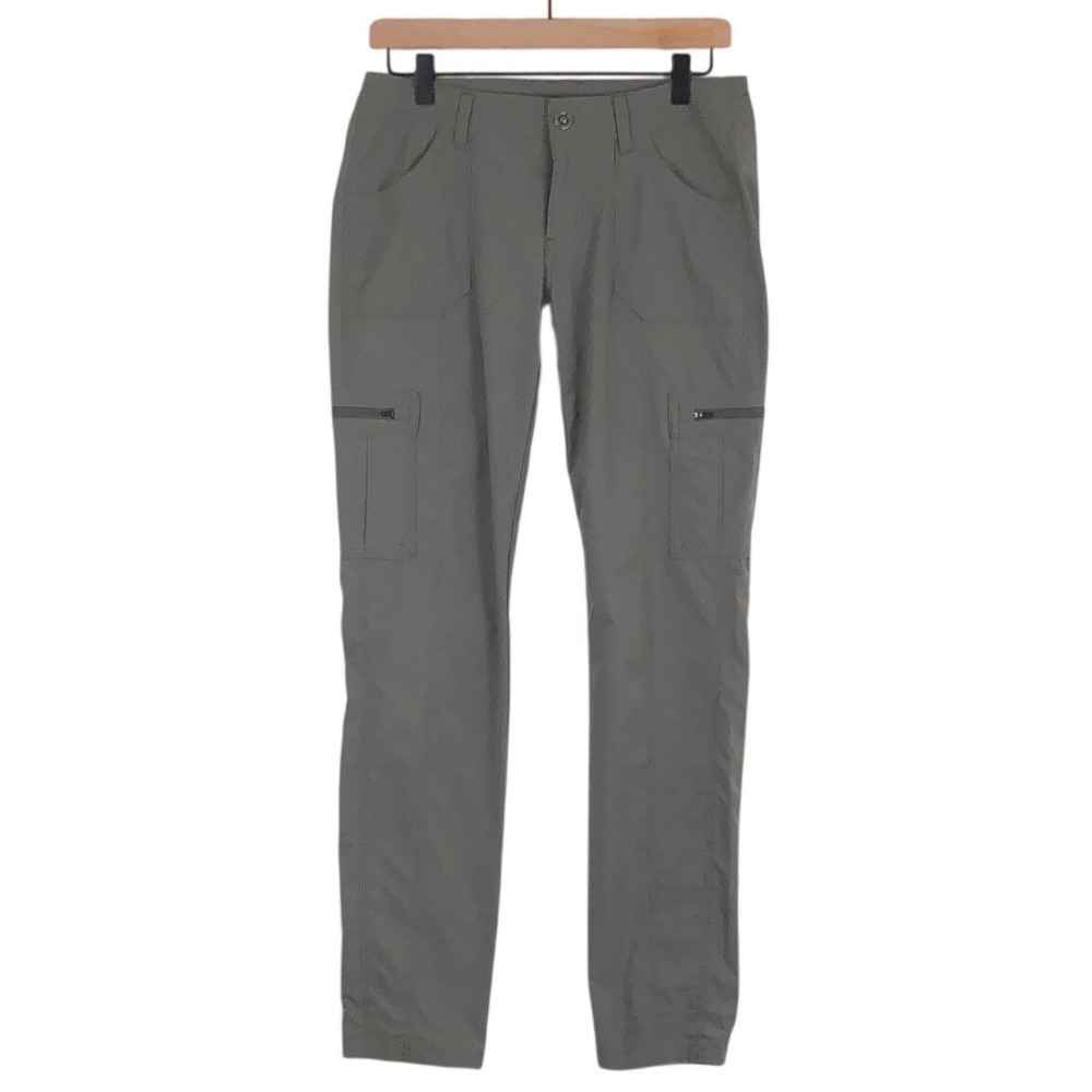 KUHL Cargo Hiking Pants Women's Sz 6 Gray Zip Pockets Stretch Outdoor 108846
